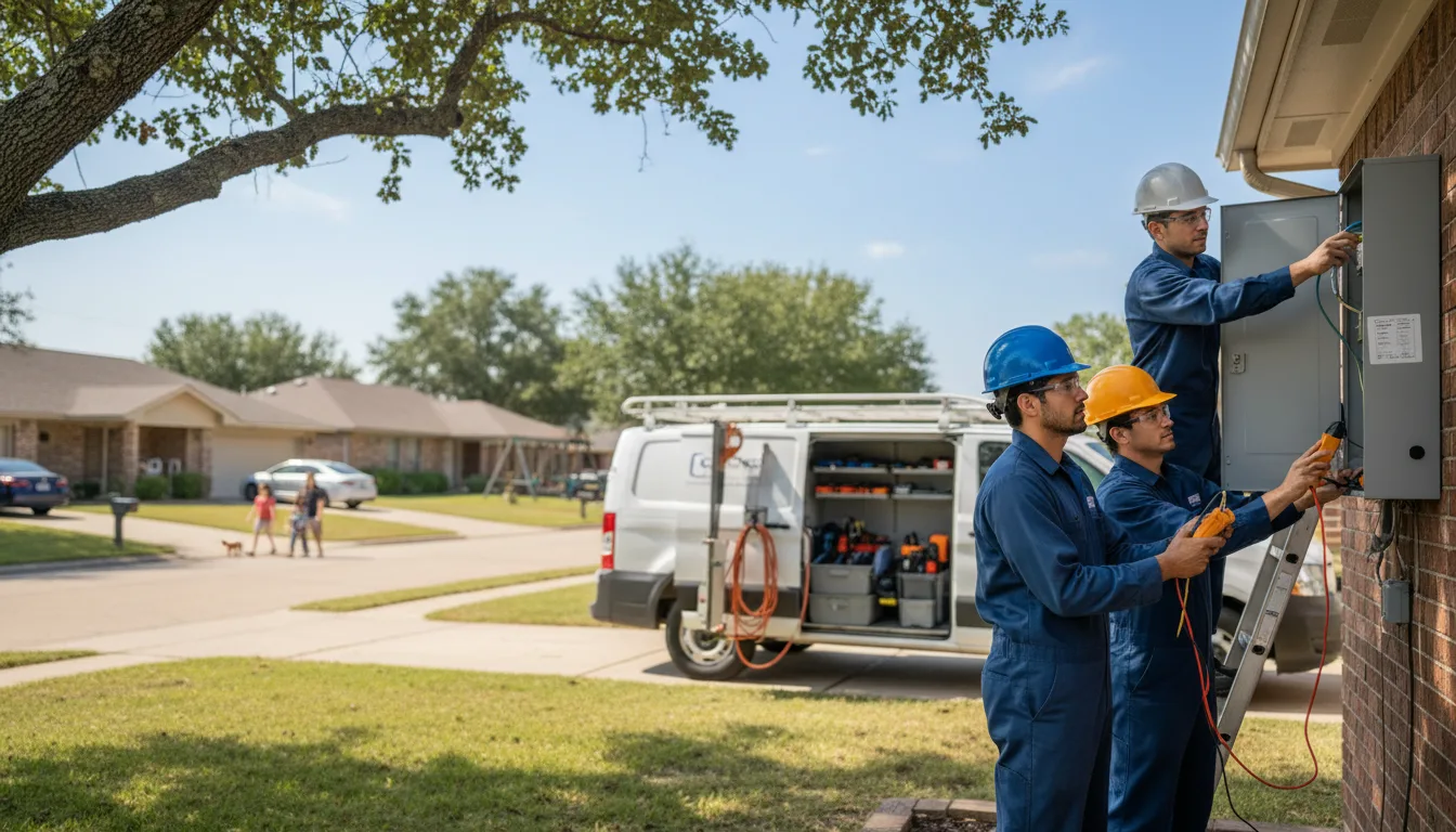 Certified electrician providing emergency electrical services in La Pointe, WI